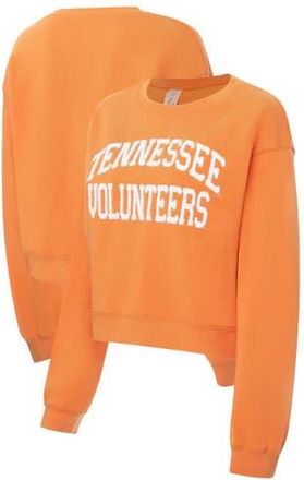 ZooZatZ Womens ZooZatz Tennessee Orange Tennessee Volunteers Chenille Cropped Sweatshirt at Nordstrom, Size X-Large