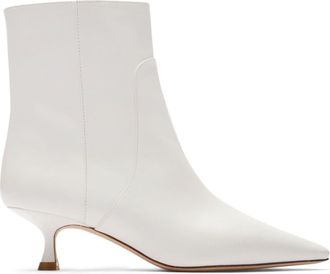 Stuart Weitzman 50mm Naomi ankle boots - women - Nappa Leather/Calf Leather/Calf Leather - 35,5 - Neutrals