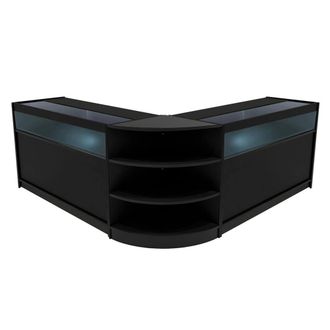 MonsterShop Theseus LED Shop Counter Set LM60 & 2 x B1500 - Black