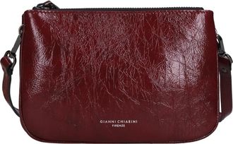 Gianni Chiarini Leren Tas - Dames - Schoudertassen - Rood - ONE Size - Leer - Tassen