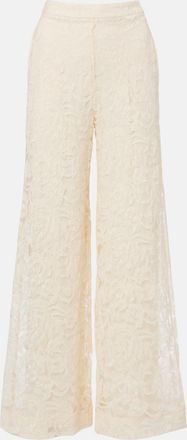 Zimmermann Pantaloni Carousel a gamba larga in pizzo