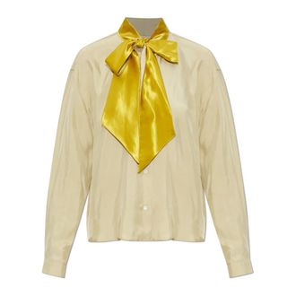 Marni Dames, Blouses & Shirts, Groen, Maat: XS Zijde