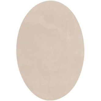 vidaXL Alfombra Beige 140 X 200 Cm Poli&eacute;ster Vidaxl