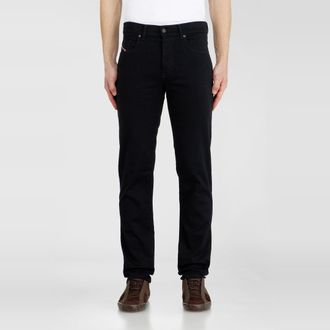 Diesel Regular Jeans Regular Waist 2023 D-Finitive, Black/Dark grey, Button fly