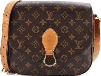 Louis Vuitton Saint Cloud Handbag Monogram Canvas GM crossbody bag - Bruin