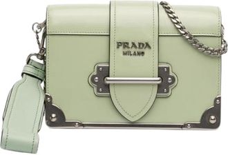 Prada Pre-owned Cross Body Bags, female, Green, Size: ONE SIZE Pre-owned Vintage Crossbody Bag