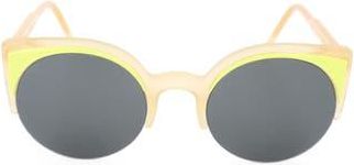 Retro Superfuture 50mm Cat Eye Sunglasses in Yellow at Nordstrom Rack