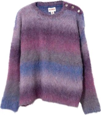 Bows & Arrows Maglione a righe - Viola