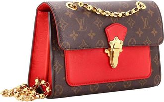 Louis Vuitton Red Monogram Canvas & Leather Victoire (Authentic Pre-Loved)