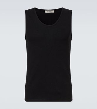 Christophe Lemaire Tank top in cotone e lino