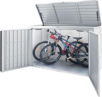 BIOHORT Arcon Baul Metalico Highboard 200 Color Plata Metalizada