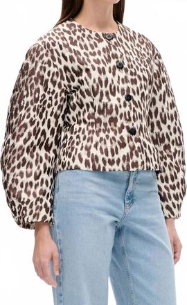 Baum Und Pferdgarten Bonni Leopard Jacket In Beige