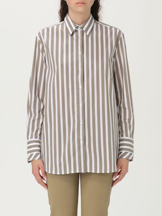 Fay Gestreepte Katoenen Poplin Shirt