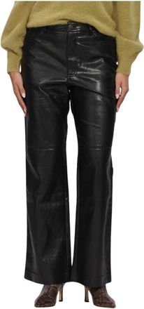 Aaiko Rianne PU 689 Broek - Dames - Broeken - Zwart - Maat: XS