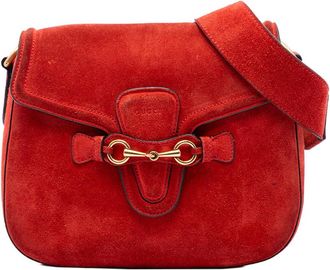 Gucci Pre-owned Gucci Medium Suede Lady Web Crossbody Ladies 3E4N4OBSYHSXO28G