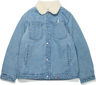 Li-Ning Rijindoujin Embroidered Denim Jacket Denim Blue AJDT003-6