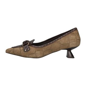 Lodi A-Casion Pump - Dames - Schoenen - Bruin - Maat: 37 EU Leer