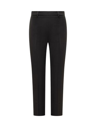 Andamane Black Slim Flat Front Pants