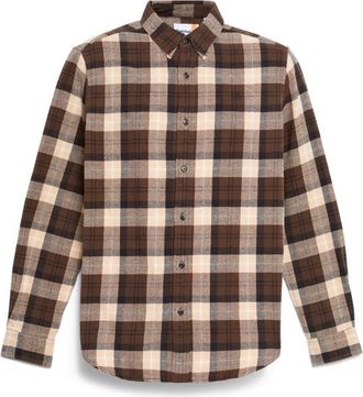 Timberland Midweight Flannel Check Shirt Hemd für Herren | braun
