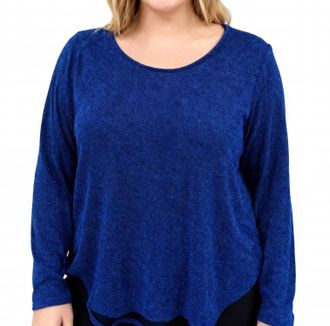 Karen Kane Women All That Shines Shirttail Top Dress In Blue