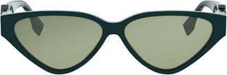 Fendi Ff Diamonds Green