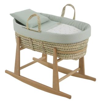 Cambrass Moises palma acolch+pata m.nat verde/natural 39x80x25 cm
