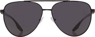 Prada Grey Pilot Mens Sunglasses PS 52WS 1BO06F 61