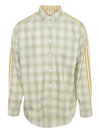 Marni Geruit overhemd - Groen