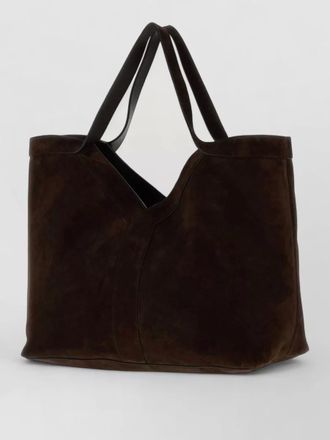 Saint Laurent suede tote bag