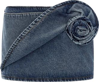 Magda Butrym Minigonna a fiori - Blu