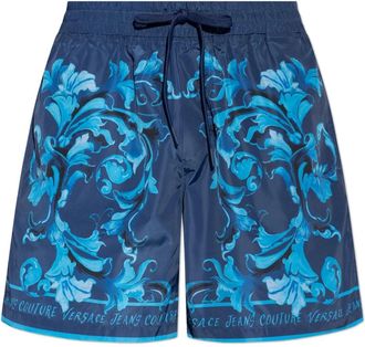 Versace Jeans Couture Uomo, Pantaloncini, Blu, S, new
