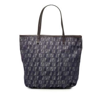 Fendi Pre-owned Fendi Zucchino Denim Tote Ladies MN3ZJ0E91REXGKLC