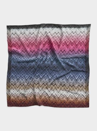 Missoni Mens Zigzag pure silk scarf