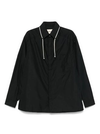 Mordecai poplin shirt - Black