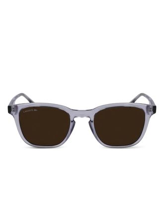 Lacoste logo-print sunglasses - Grey