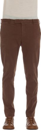 Pantaloni Torino Dieci Fit Cotton Satin Trousers