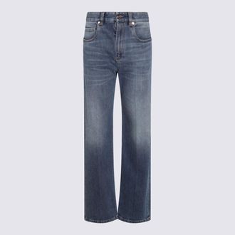 Brunello Cucinelli Jeans Blue And Green