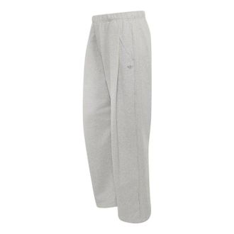 adidas Premium Essentials Open Wide Hem Pants Asia Sizing Grey Heather KR6982
