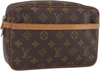 Louis Vuitton Pre-owned Clutches, female, Brown, Size: ONE SIZE Pre-owned Clutch Bag