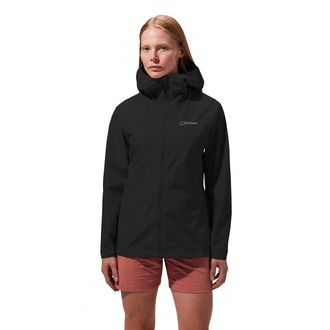 Berghaus Funktionsjacke BERGHAUS W DELUGE PRO 3.0 JKT, Damen, Gr. XXL, jet schwarz, Obermaterial: 100% Polyester, Jacken Funktionsjacke, wasserdichtes Hydroshe