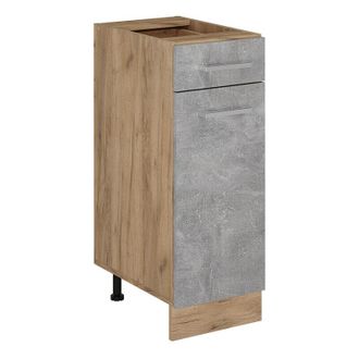 Vicco Mueble Bajo De Cocina R-line, Hormig&oacute;n, 30 Cm Sin Encimera Vicco