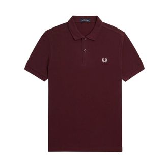 Fred Perry Tops, Heren, Rood, M, Katoen, M6000Fp Plain Polo
