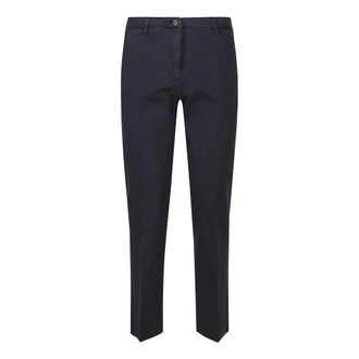 BRIGLIA 1949 Cropped Trousers, female, Blue, Size: XS Isolde Trousers