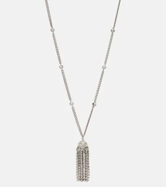 Paco Rabanne Crystal-embellished pendant necklace