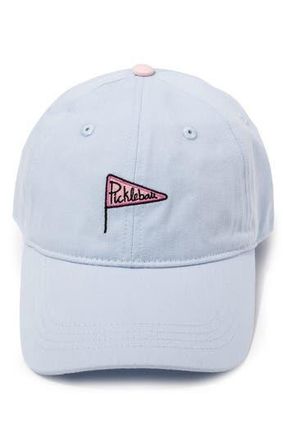 Frasier Sterling Pickle Ball Embroidered Baseball Cap in Light Blue at Nordstrom Rack