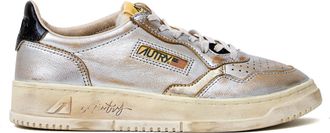 Autry Silver Platinum Super Vintage Low Sneakers