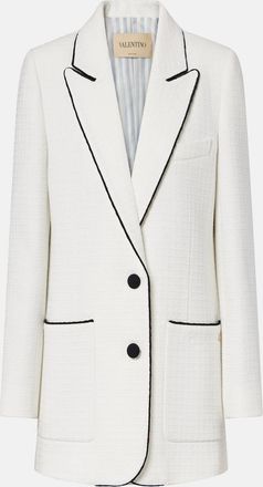 Valentino Cotton tweed jacket
