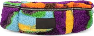 Msgm zip-fastening Trudy bag - men - Polyester/Acrylic/Polyester - One Size - Purple