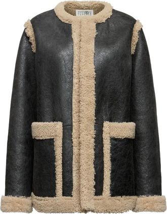 Maison Margiela Giacca con inserti - Nero