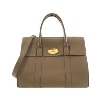 Mulberry Pre-owned Handbags, female, Brown, Size: ONE SIZE Pre-owned Bayswater Leather Handbag